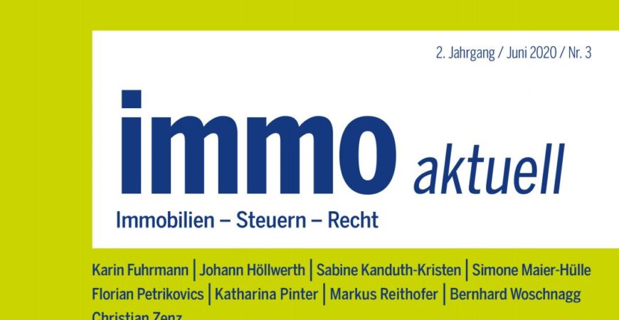 Ertragswertverfahren: immo aktuell, Heft 3/2020 ...